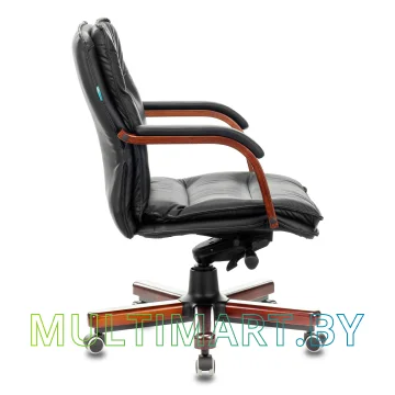 Кресло Бюрократ T-9927WALNUT-LOW (черный) картинка 2